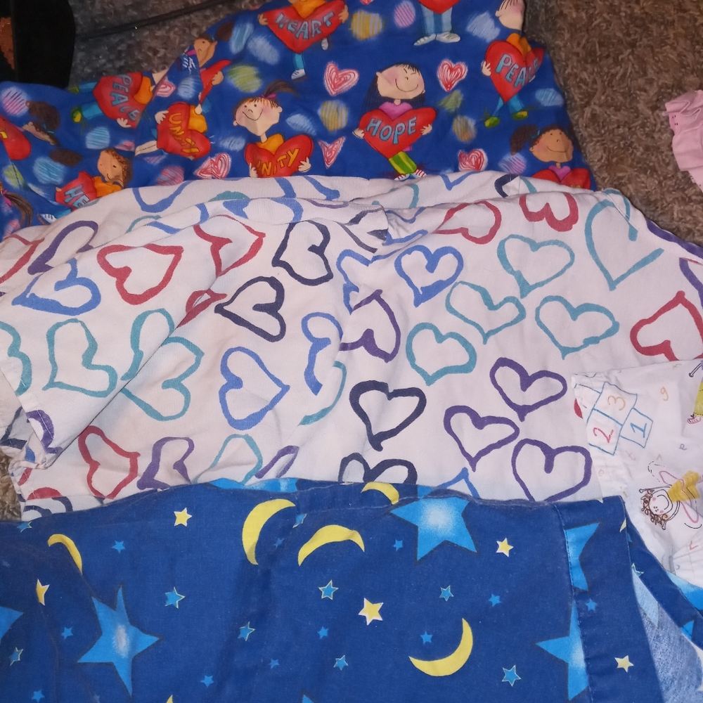 Scrub Tops (18 total) Scrub Bottoms (8 total)
